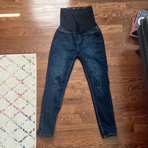Seraphine Post Maternity Shaping Jeans Full Panel Skinny Jeans Size 12 Tall